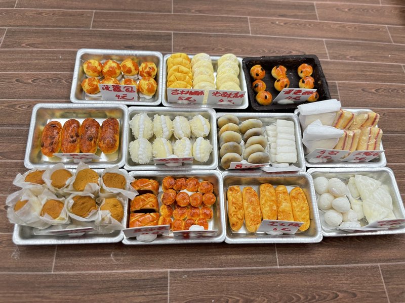 迷你袖珍港式麵包食玩十款一款30個 - 擺飾/家飾品 - 其他材質 