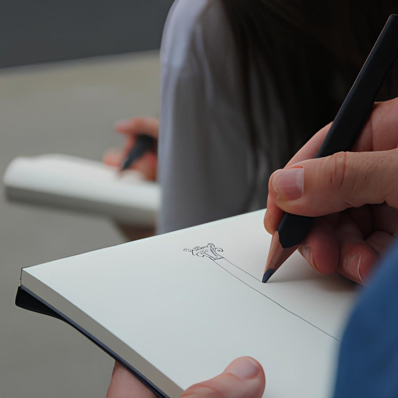 【MOLESKINE】藝術上掀素描畫本 - 筆記本/手帳 - 紙 