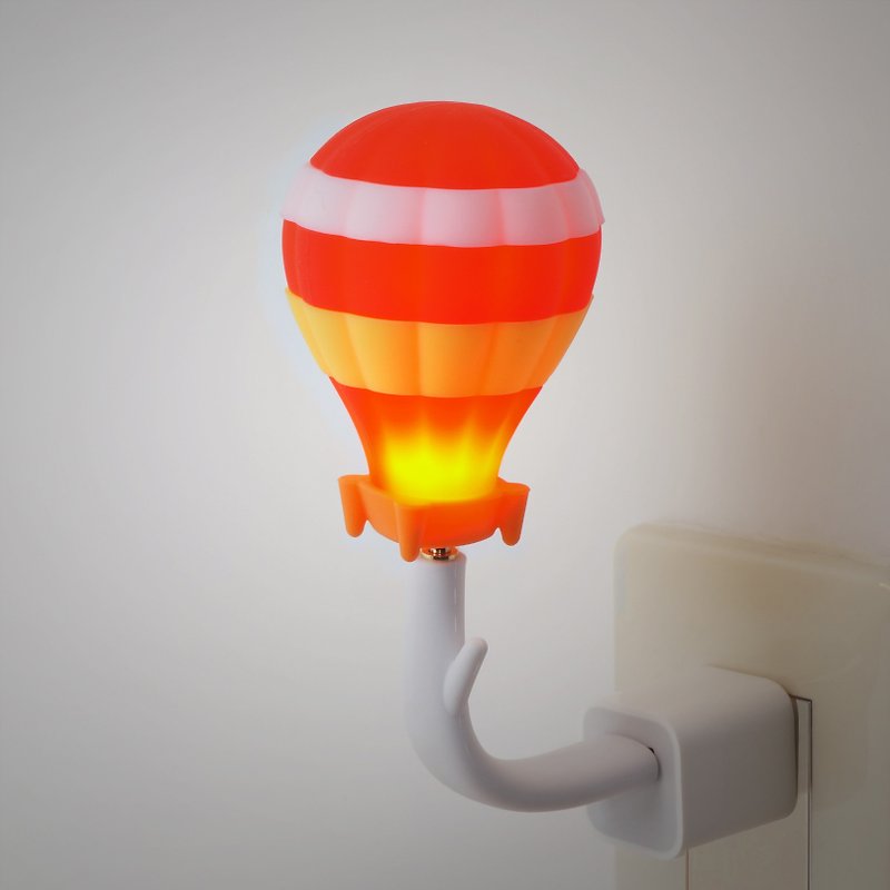 Vacii DeLight熱氣球USB情境燈/夜燈/床頭燈-冒險 - 燈具/燈飾 - 矽膠 紅色