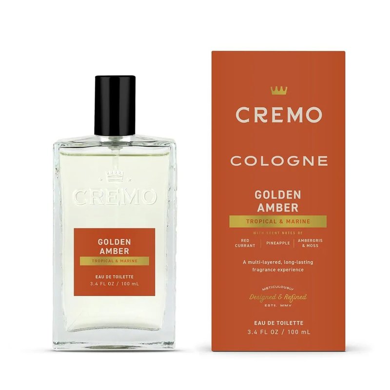 Cremo 黃金琥珀 男性香水 / 男士男生香氛噴霧 男香 古龍水 香精 - 香水/香膏 - 其他材質 