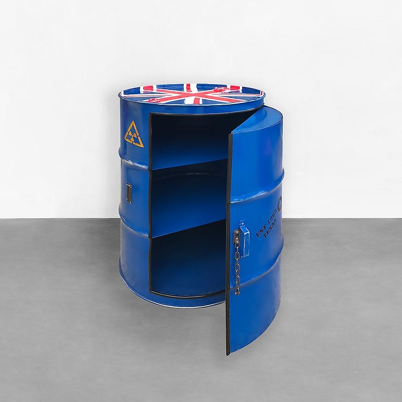 Oil Drum Series Furniture Oil Drum Cabinet CU018-D - Other - Other Metals 