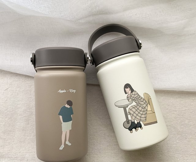 Add-on purchases】Rico Ceramic Coated Wide Mouth Thermos Cup