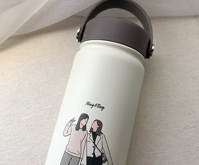 Add-on purchases】Rico Ceramic Coated Wide Mouth Thermos Cup