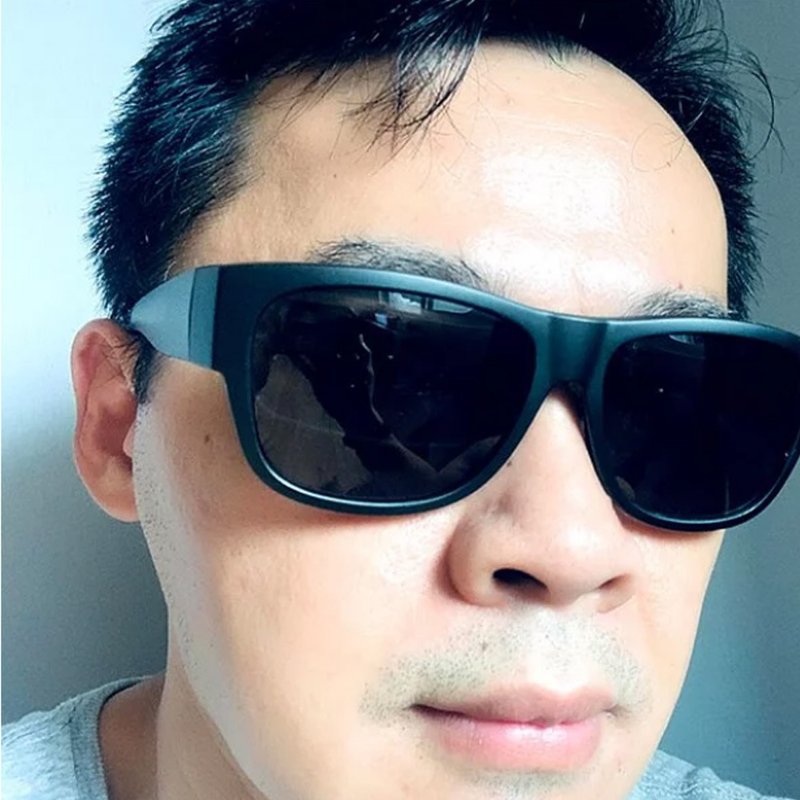 AD 經典霧黑款 寶麗來偏光鏡片兩用太陽眼鏡 100%抗UV - 眼鏡/鏡框 - 其他材質 