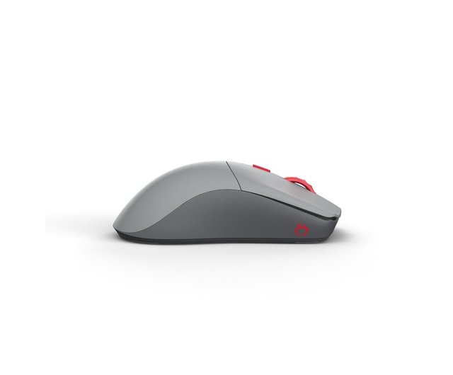 Glorious Forge Series One Pro Wireless Optical Mouse - Gray Red