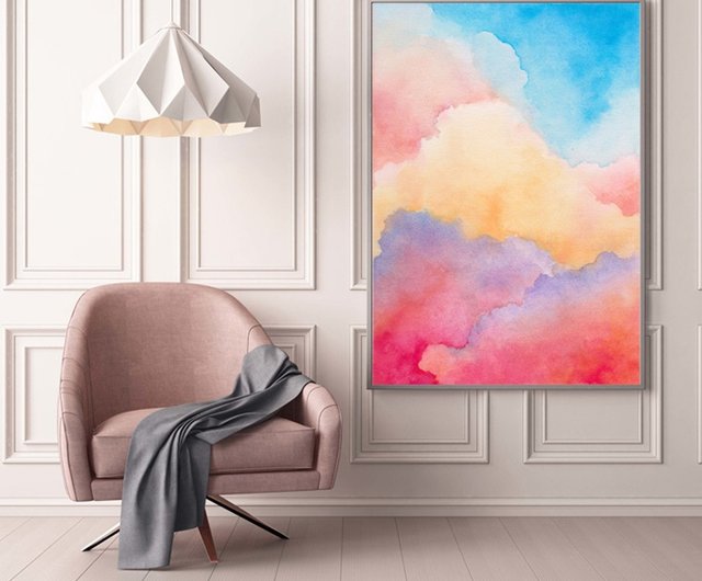 pink cloud lampshade