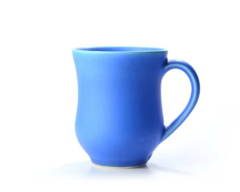 夕方夕暮れ青マグカップ - マグカップ - その他の素材 ブルー