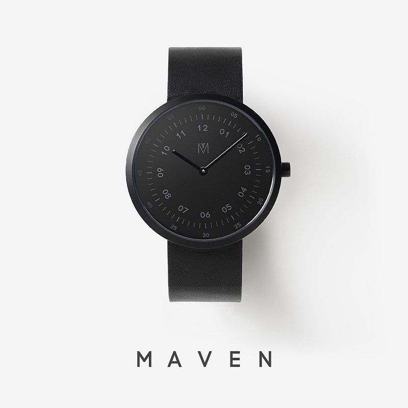 Shadow 40mm - Swiss Movement | Sapphire Crystal Glass | Black Italian Leather - Women's Watches - Waterproof Material Black
