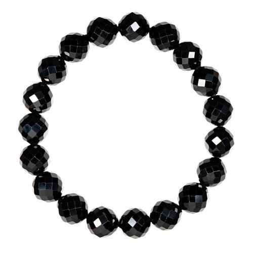 正佳珠寶 Gemsrich Jewelry 【正佳珠寶】黑尖晶石 鑽切黑尖晶 9mm 黑尖晶手珠