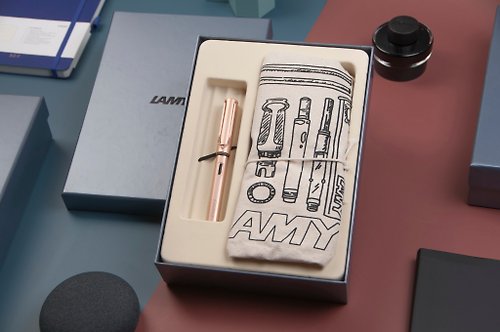 LAMY TAIWAN 官方旗艦館 LAMY 全球限量 鋼筆+結構原創帆布袋禮盒 / Lx 奢華系列 - 多彩