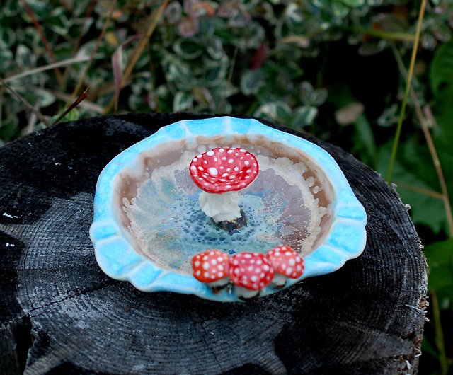 Ceramic Mushroom Ashtray 