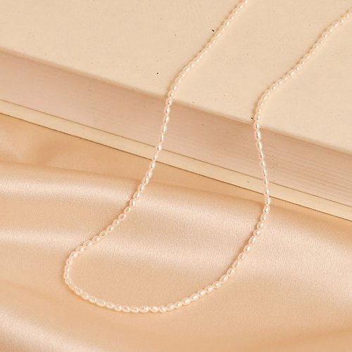 J&L Jewelry 【 Eir系列 】Mily珍珠項鍊 純珍珠款 米粒珍珠 項鍊