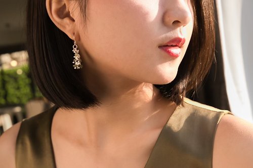 夢話 Conte de Fées Jewelry Store 凋零 - Sliver 耳環