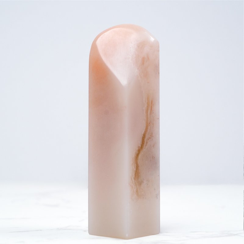 客製化手工印章-|老撾石 1.4x1.5CM|手工篆刻印章 - 印章/印台 - 石頭 