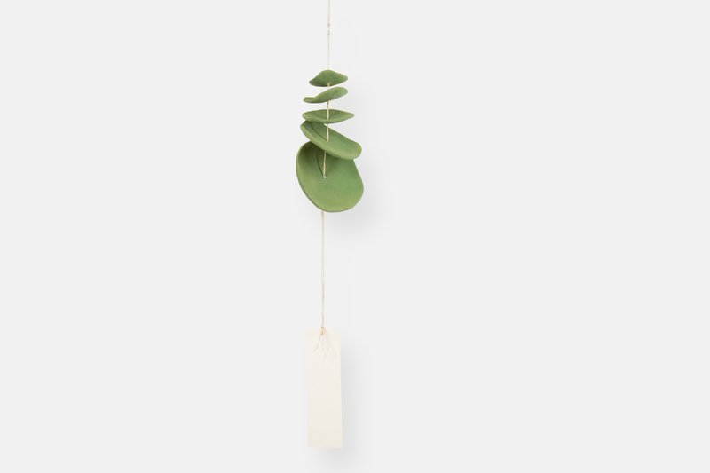 【Abundance Series】Lotus Wind Chimes - ของวางตกแต่ง - ดินเผา 