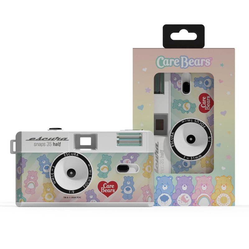 【Care Bear】Limited special edition half-frame film camera can be reused - Cameras - Plastic 