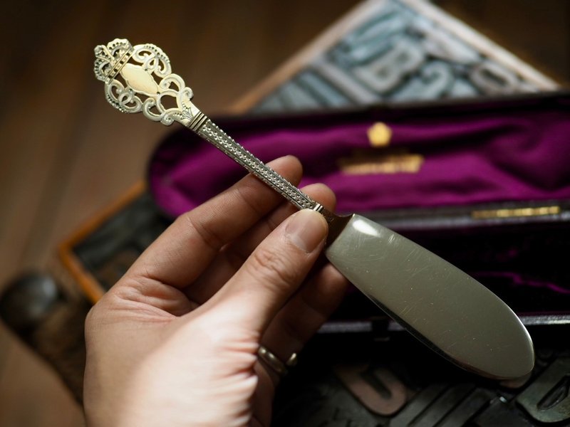 英國純銀抹刀 - 擺飾/家飾品 - 純銀 銀色
