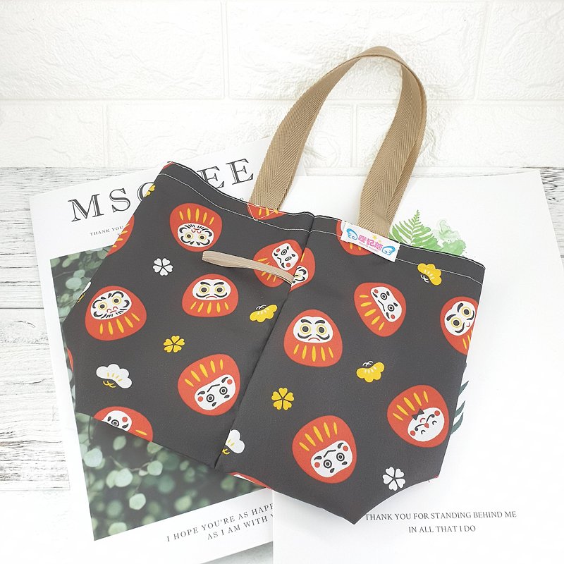 S09-Environmentally friendly double cups and enjoyment bags, ultra-lightweight beverage bags, one cup = two cups breakfast bags, two grid bags - กระเป๋าถือ - วัสดุกันนำ้ 
