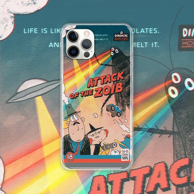 聯名 迪夢奇系列 進擊的佐伊博 防摔手機殼 DIAA05 - 手機殼/手機套 - 矽膠 多色