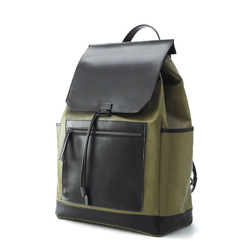 Army Green Waterproof Backpack - Medium - Backpacks - Waterproof Material Green