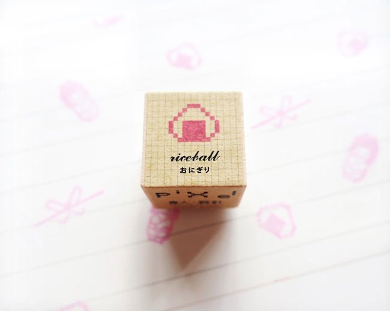 Iwate Pixel Seal Japan Series - Stamps & Stamp Pads - Wood Pink