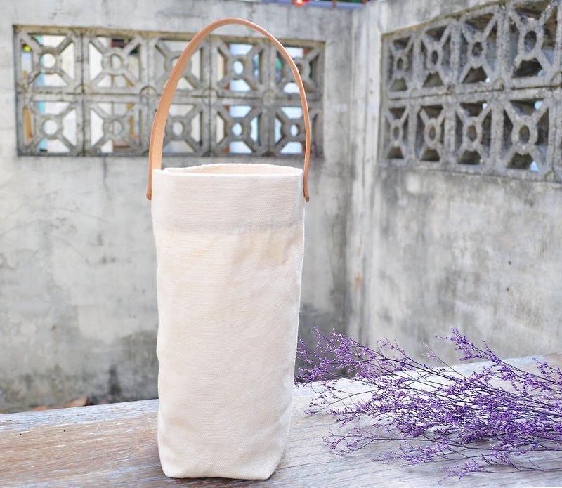 Water cup, Ice Cup, beverage cup bag/canvas bag-grain cloth rice - อื่นๆ - ผ้าฝ้าย/ผ้าลินิน 