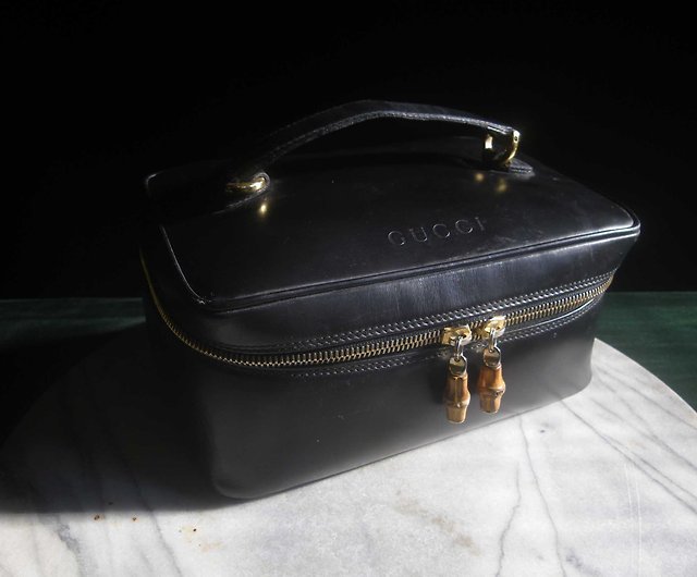 Gucci, Bags, Authentic Black Gucci Toiletry Bag Sold