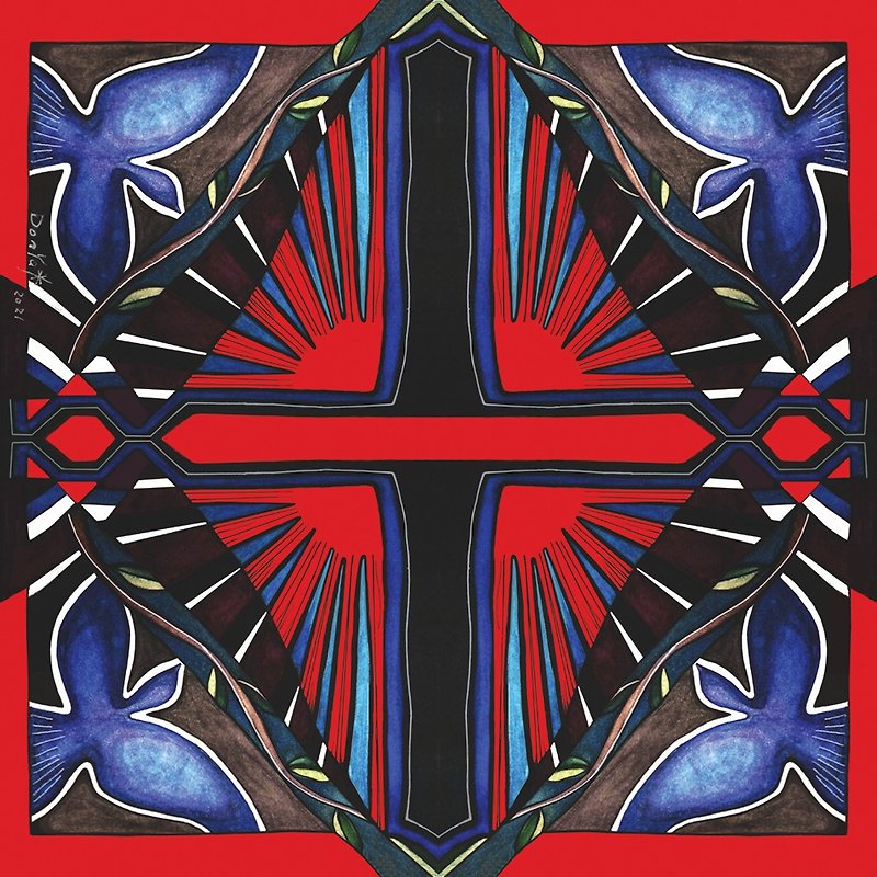 絲．絹 絲巾 多色 - 米唐亞時尚-藝術商品化 - 自由之鴿 蠶絲巾、方巾訂製品-文創禮品