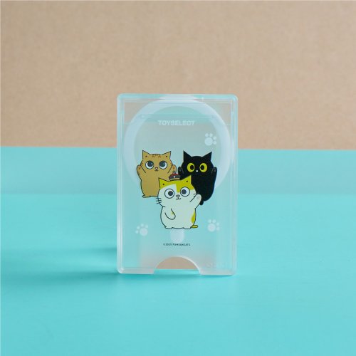 TOYSELECT 黃阿瑪經典黃阿瑪三喵小隊MagSafe磁吸卡片夾