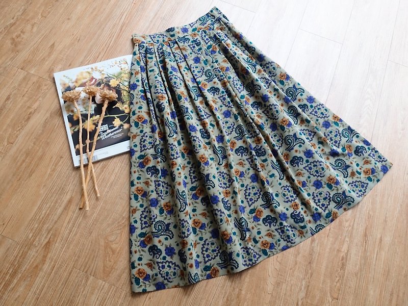 Vintage under / skirt no.136 tk - กระโปรง - เส้นใยสังเคราะห์ หลากหลายสี