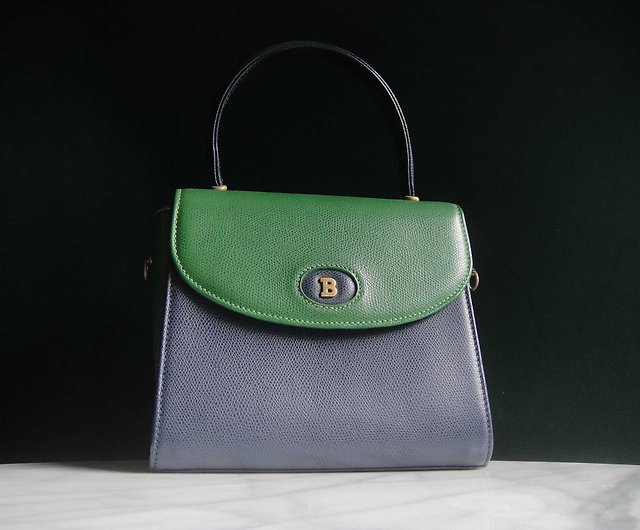OLD-TIME】Early second-hand old bags Italian-made BALLY handbag
