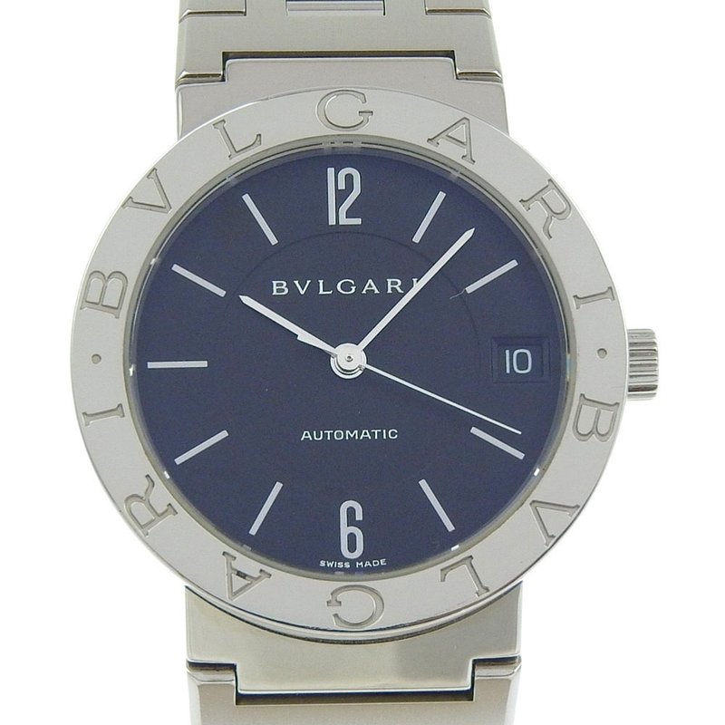 【日本直送】ブルガリ BVLGARI ブルガリブルガリ 腕時計 BB33SSAUTO cal.220 自動巻き SS ブラック文字盤 メンズ【中古】 - 女錶 - 不鏽鋼 黑色