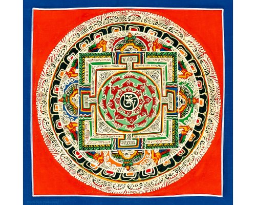 Boudha Stupa Thanka Centre 稀有的藏傳咒語曼陀羅唐卡 內在和諧與專注的道路