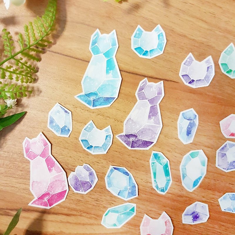 Cat Crystal Sticker