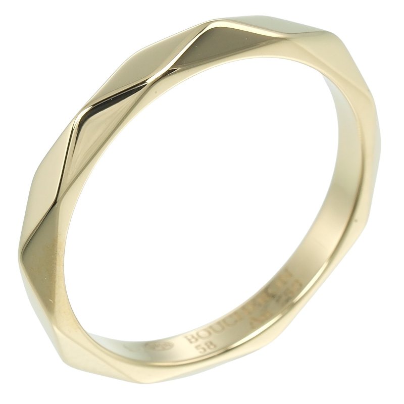 【日本直送】ブシュロン Boucheron ファセット 17号 リング 指輪 K18YG イエローゴールド 約3.9g【中古】Aランク - 戒指 - 貴金屬 金色