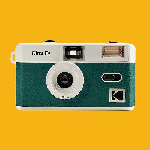 Kodak 柯達底片相機旗艦店 【Kodak 柯達】復古相機 Ultra F9 Film Camera 暗夜綠+隨機底片