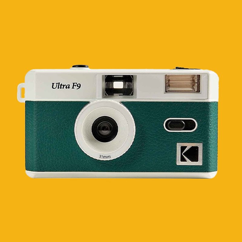 [Kodak Kodak] Retro Camera Ultra F9 Film Camera Dark Night Green + Random Film - กล้อง - พลาสติก สีเขียว