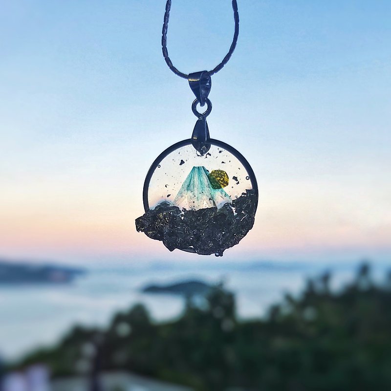 Starry Fuji Necklace - สร้อยติดคอ - โลหะ สีเงิน