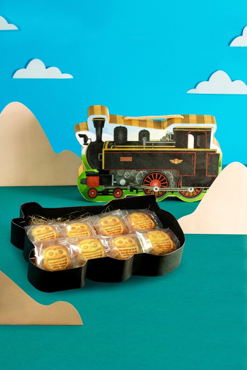 【節日免運組】美人鳳梨酥-復刻五分車禮盒6盒 - 蛋糕/甜點 - 新鮮食材 黑色