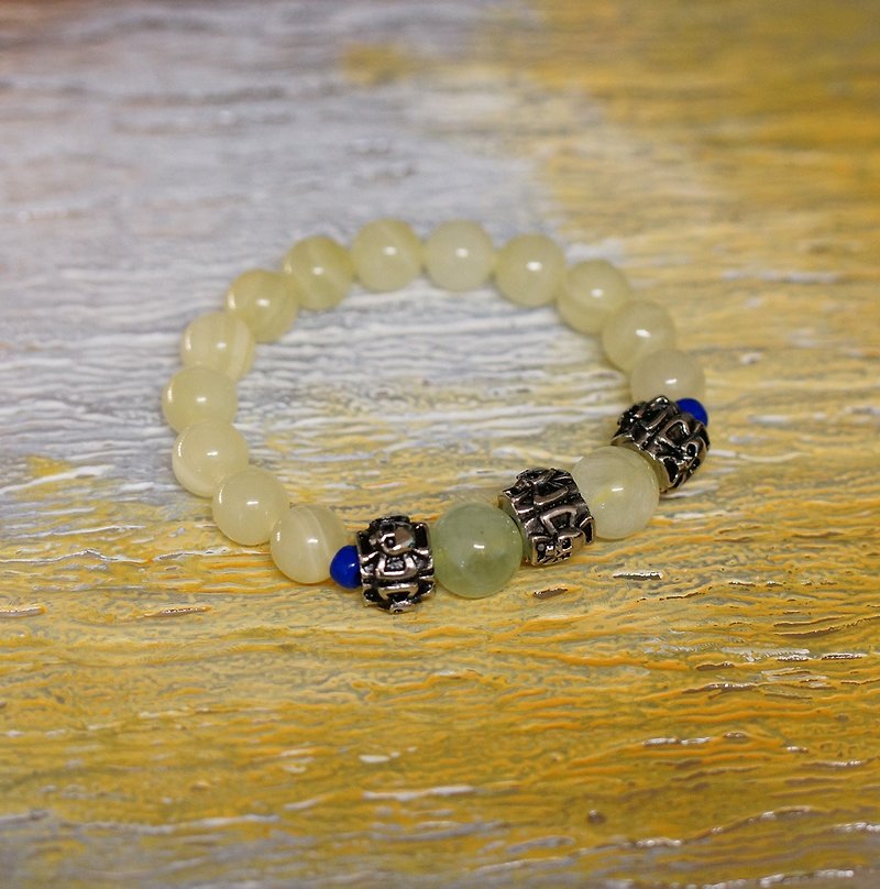 Gems + Semi Precious Stones Bracelet - สร้อยข้อมือ - เครื่องเพชรพลอย 