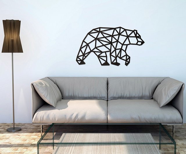 Geometric Polar Bear Sticker