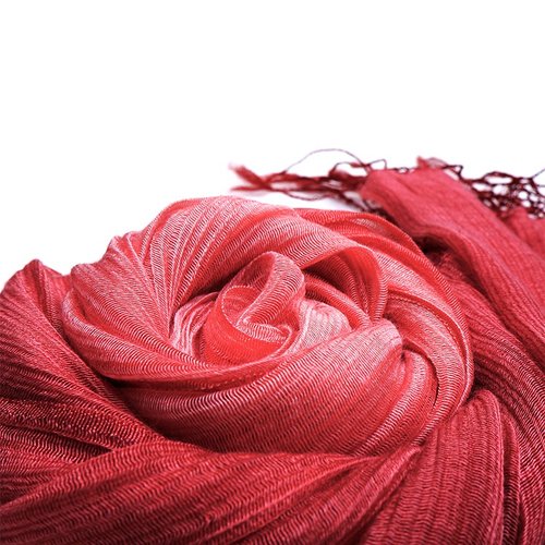卓也藍染 Indigo Dyeing House 卓也藍染-植物染絲棉圍巾 / 多色