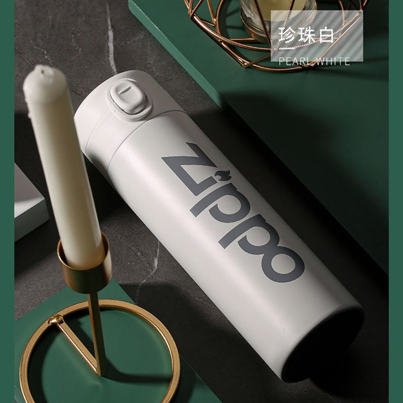 【ZIPPO官方旗艦店】城市系列-彈蓋智能保溫杯 450ml - 保溫瓶/保溫杯 - 不鏽鋼 