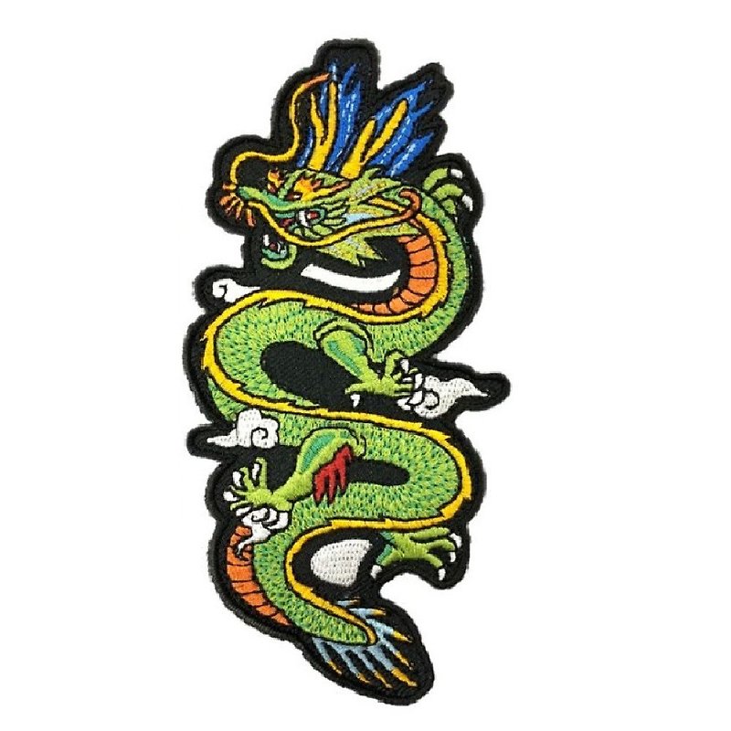 Chinese dragon Chinese embroidery embroidery adhesive patch sleeve cloth label cloth patch patch patch