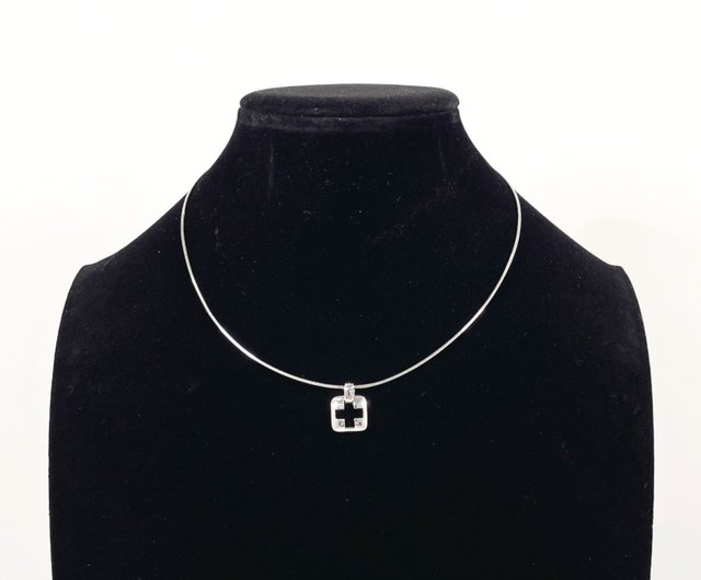 Tiffany&Co. ティファニー オープンクロス スクエア ネックレス