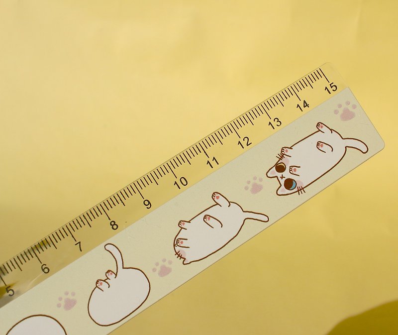 Meat ball ruler/rolling meat/15 cm/single-sided printing