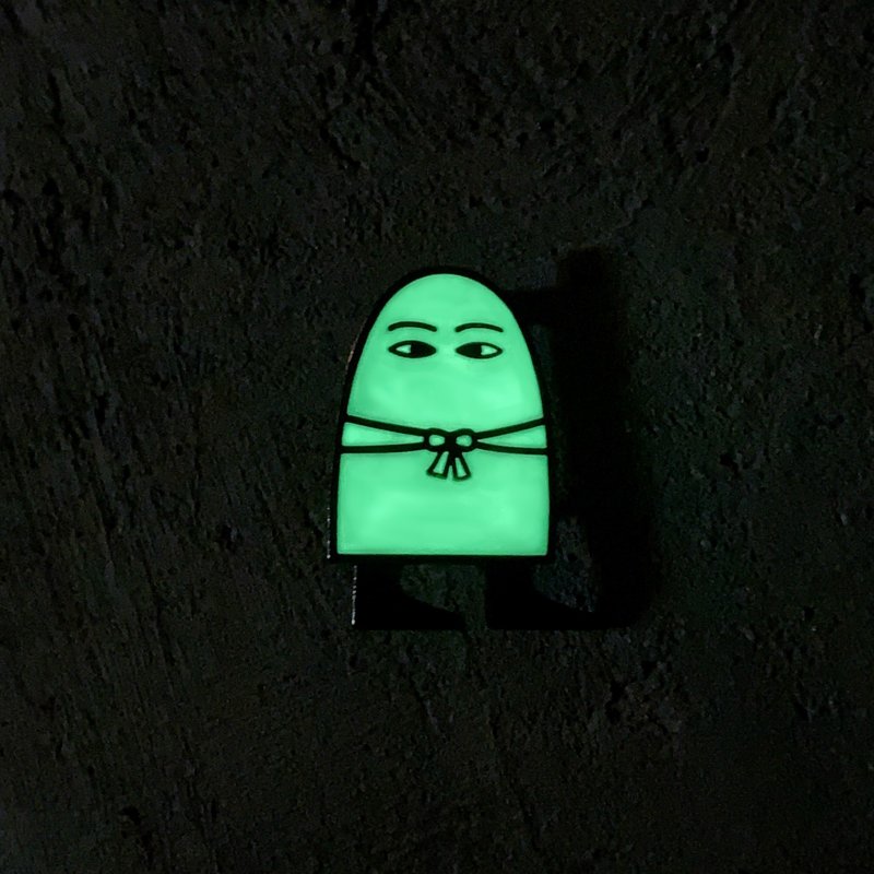 Horus studio 埃及文明系列 / 夜光特別版 / 不知名的神梅傑德 / - 徽章/別針 - 其他金屬 黑色
