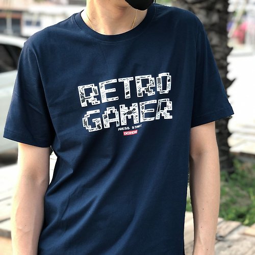 IXOHOXI Flagship Store Retro Gamer T-Shirt Cotton 100% (IA-099)