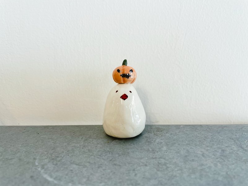 Halloween limited pumpkin chick doll - Stuffed Dolls & Figurines - Pottery White