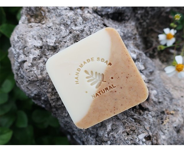 Soap Stamp A45】New Leaf Natural Acrylic Soap Stamp Handmade Soap